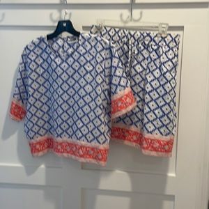 SZ Blockprints skirt and top set